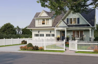 Cape Cod-ClassicPicketStraight-Standard-White