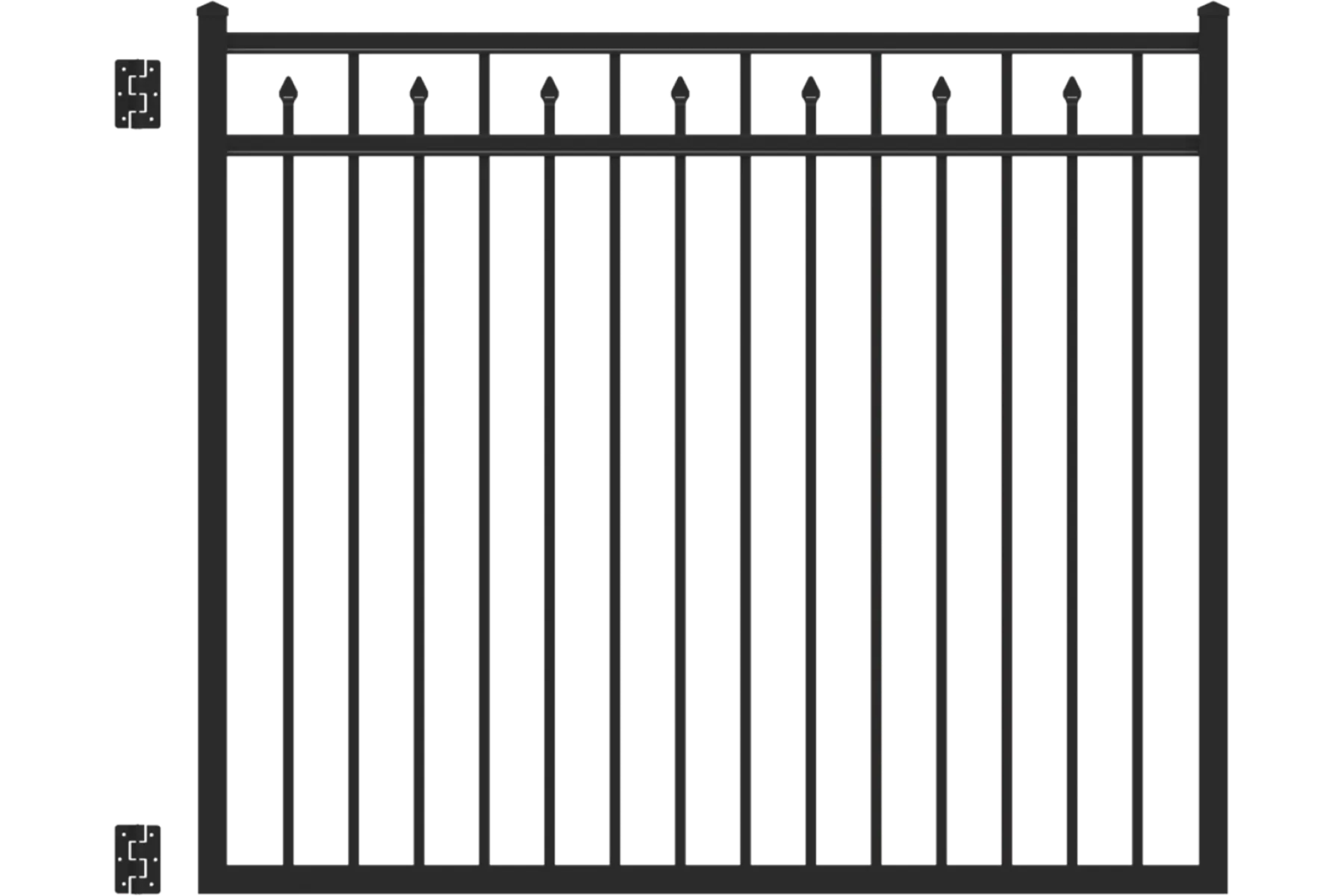 metal fence gate